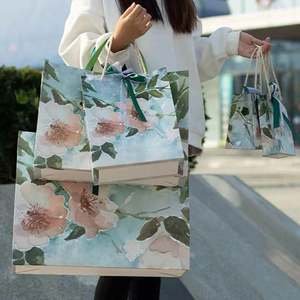 Bolsa de Papel Kraft Blanca con Logotipo Personalizado, Ecológica, para Compras, Venta al por Mayor, Promoción, 10 5 13 - Product Image 6