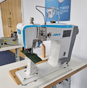 Máquina <span class=keywords><strong>de</strong></span> coser industrial Jack S7 <span class=keywords><strong>de</strong></span> arrastre por rodillos, computarizada, <span class=keywords><strong>de</strong></span> puntada <span class=keywords><strong>de</strong></span> seguridad - Product Image 6