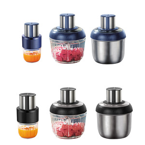 Electric Food <b>Grinder</b> 1L Stainless Steel Double Blades <b>Meat</b> Vegetable Chopper Kitchen Appliance - Product Image 2