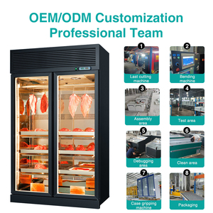 Gabinete Comercial de Enfriamiento Directo de Acero Inoxidable para Maduración en Seco de Carne y Esmaltado de Carne Húmeda con Pantalla de Temperatura <span class=keywords><strong>Constante</strong></span> - Product Image 2