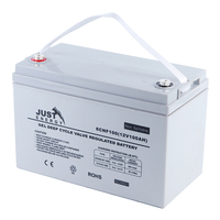 AGM-GEL VRLA 12V 100Ah Valve sans entretien Batterie de voiture de conception régulée Batteries automatiques