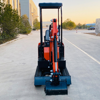 Pengiriman Gratis Mini Excavator 3.5 Ton CE EPA Excavator Crawler Baru 2 Ton 1 Ton Mesin Excavator Mini Kecil untuk Pertanian
