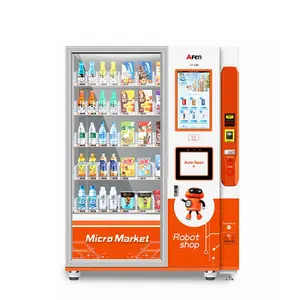 AFEN Automatic Electric Snack And Beverage Smart Vending Machine With Lift System Touch Screen