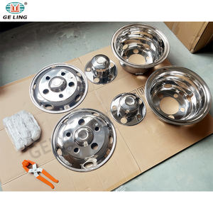 Cubierta Decorativa Universal para Ruedas de Camioneta y Camión de 16 Pulgadas y 5 Orificios de Acero Inoxidable para Camiones Isuzu, Toyota, Hino, Nissan y Mitsubishi - Product Image 3