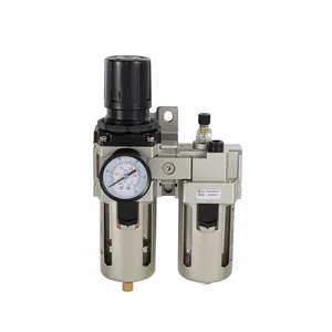 Regulador de filtro de aire, lubricador neumático y tratamiento de fuente de aire, SMC tipo AC1010 ~ 5010 Series