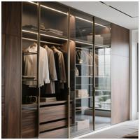 Moderne Nouveau Design Taille Personnalisée Meubles Laque Moderne Simple Maison Villa Armoire Placard Conception pour Enfant Petite Chambre