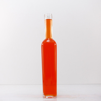 La bouteille en verre transparente de haute qualité de 250ml accepte la bouteille de vin d'eau de luxe personnalisée avec échantillon gratuit pour le stockage d'alcool de vodka