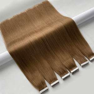 Extensions de <span class=keywords><strong>cheveux</strong></span> chinois Remy ultra-légères <span class=keywords><strong>à</strong></span> bandes adhésives, double trame, pratiquement invisibles, application facile, vente en gros - Product Image 4