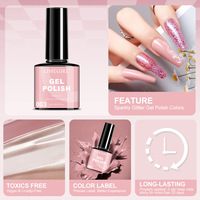 Lampu Kuku UV LED SUN X12, Perlengkapan Kuku Gel, Set Manikur All in One dengan Gel Polish, Perlengkapan Kuku DIY