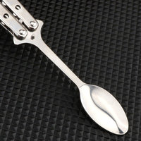 Ensemble de couverts de camping en acier inoxydable HongRui 2026, ensemble d'ustensiles de voyage portables pour l'extérieur avec cuillère, fourchette et couteau pour la randonnée