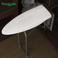 Armoire Kangyale Revolve Planche à repasser pliante coulissante Planche à repasser en métal avec tiroirs de rangement