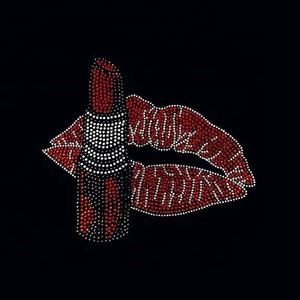 ลายลิปสติกสีชมพูแบบรีดติดด้วยความร้อนสำหรับเสื้อสไตล์ Blang - Product Image 4