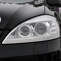 Coque transparente avant pour phare et boîtier de phare pour Mercedes-Benz Classe S W221 2010-2013