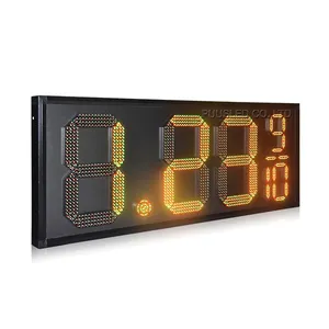 Factory Price Outdoor Red&Green Dual Color 7 Segmentled Gas Price Display Screen For Gas Station