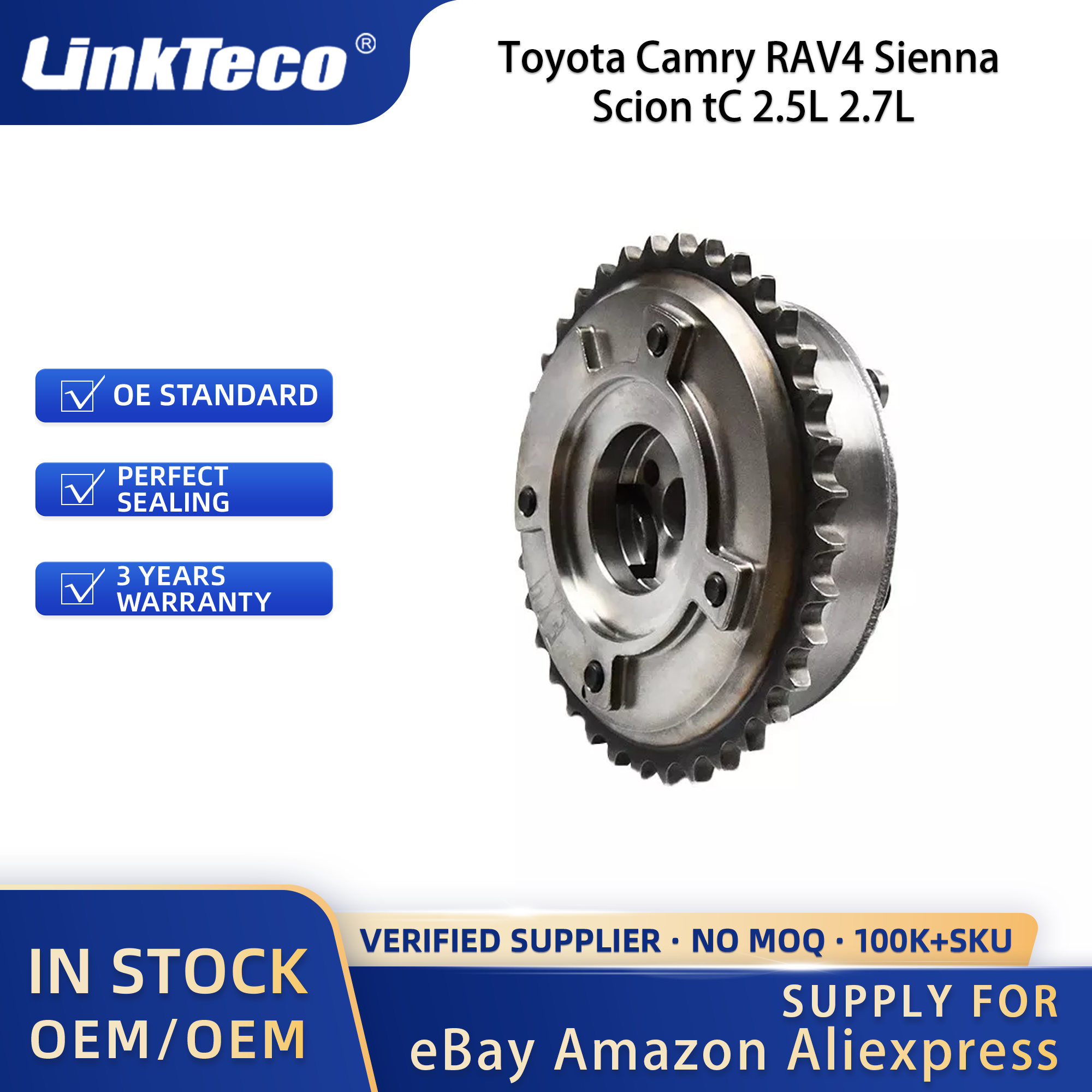 Camry Rav4 Timing Gear Toyota Camshaft Timing Gear VVT Sprocket
