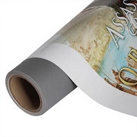 Bâche PVC noire en rouleaux de 400g (12oz) pour impression publicitaire et promotionnelle – Vente en gros