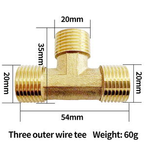 Cina merci su misura tubo di rame trasporto acqua <span class=keywords><strong>ottone</strong></span> <span class=keywords><strong>1</strong></span>/2 "-2" gomito maschio - Product Image 4