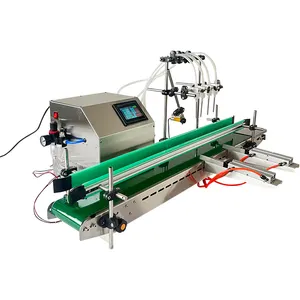 CE approved automatic 4 heads magnetic pump micro-computer oil wine beverage liquid filling machine for oil