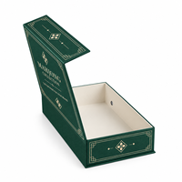 Boîte d'emballage de mahjong texturée mate, résistante aux traces de doigts, magnétique, pour jeu de mahjong américain, boîte en papier, coffret cadeau pour tuiles, jetons et dés