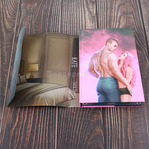 Libro de tapa dura con encuadernación offset perfecta, estampado en caliente, impresión a doble cara, sobrecubiertas para amantes de las novelas, marcapáginas - Product Image 3