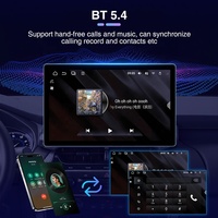 Nuevo Radio para Auto Android 15 de 11 Pulgadas con GPS, Navegación, Carplay, Reproductor de DVD, Pantalla Táctil 2K, Pantalla Dividida, DSP