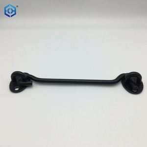 ตะขอสแตนเลสติดประตูตู้ขนาด6นิ้วสีดำ - Product Image 3