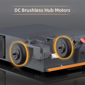 Xbot 200kg AGV lojistik Robot otomatik navigasyon şube yolu kablosuz RS485 çok site konumlandırma iki yönlü taşıma konveyör - Product Image 5