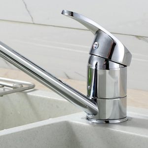 Grifo de Cocina Homoyoyo Clásico Cromado de Aleación de Zinc, Montado en Pared, Monomando, Instalación de un Solo Orificio, Cableado de 20 Grados - Product Image 5