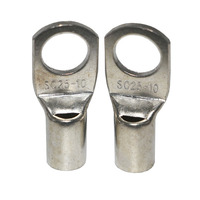 SC25-6 SC25-8 SC25-10 SC25-10 25mm² Anschlusskabel-Lötverbinder-Set mit Bolzenloch und Verzinnten Kabelschuhen