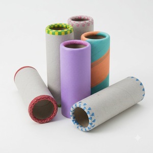 <b>Textile</b> Cardboard Yarn Tube 74x4.5x270mm 200g Flawless Edge Finishing Thread Carrier Cylinder Reliable Bobbin Unit - Product Image 1
