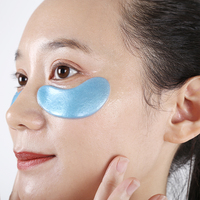 Masques pour les yeux en gel de collagène hydrolysé à base d'eau personnalisés avec des ingrédients anti-poches, anti-âge et végétaliens