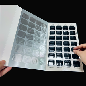 Empaque de Blíster para Farmacia con Sellado en Frío, Tamaño Personalizado, 4 Tomas Diarias, Semanal, Desechable, Tri-Plegable, de PET, Organizador de Píldoras y Medicamentos - Product Image 4