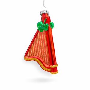 Kerstversiering van glazen hars in aangepaste kleur, handgemaakte muzikale boomdecoratie, OEM ODM, BSCI-gecertificeerde fabriek - Product Image 5