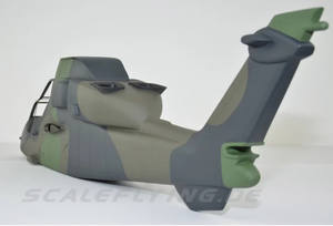 <span class=keywords><strong>Tigre</strong></span> Camo EC-665 hélicoptère RC 600 taille Fuselage coque en fibre de verre pour une utilisation en extérieur - Product Image 3