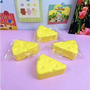 12 Piezas Caja PDQ Juguete Blandito de Queso para Apretar, Juguete de Alimentos Realistas para Aliviar el Estrés, Resistente a Desgarros, Lavable, Regalo <span class=keywords><strong>Sorpresa</strong></span> de Cumpleaños para Niños - Product Image 6