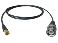 Câble de sonde d'échographie BNC vers 00 01/1 femelle compatible avec les convertisseurs adaptateurs Big/Mini Lemos vers BNC