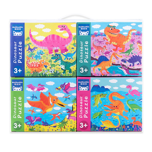 Puzzle en bois pour enfants, jouet éducatif, motifs dinosaures/véhicules, nouveau Style 2019 pour garçons et filles - Product Image 6