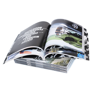Film imprimé offset polychrome à couverture souple de luxe Pièces mécaniques en carton laminé Catalogue de magazines automobiles - Product Image 2