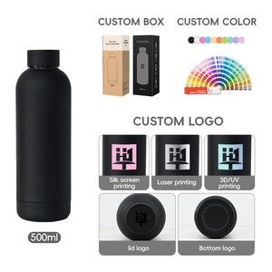 Botella de Agua Térmica Personalizada de Acero Inoxidable con Aislamiento al Vacío de Doble Pared y Tacto Suave, Vaso de 500ml y 750ml - Product Image 4