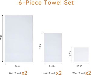 Hot Selling Luxury High Quality Disposable Compressed Plain 100% Pure White Cotton <b>Terry</b> <b>Towel</b> Hotel 21 Bath <b>Towels</b> - Product Image 2