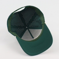 Gorra de Béisbol Deportiva Personalizada de 5 Paneles, Oxford Dobby Terry, Impermeable, Transpirable, 100% Poliéster, con Diseño de Leopardo