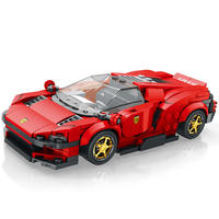 Bloques de Construcción de Autos Personalizados, Modelo OEM ODM, Bloques de Construcción de Vehículos Personalizados, Regalo, Modelo de Auto para Exhibición