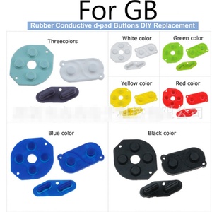 แผ่นยางปุ่มนำไฟฟ้าหลากสีสำหรับเปลี่ยน gameboy คลาสสิกสำหรับ GB FAT DMG gbo Direction AB เลือกปุ่มเริ่ม - Product Image 5