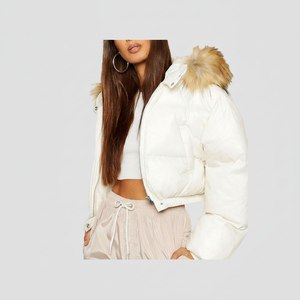 Femmes Solid Jackets Bubble Puffer Ladies Down Coats Thick Warm Custom Winter Puffer Jackets - Product Image 1