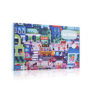 Rompecabezas de papel de <span class=keywords><strong>piezas</strong></span> gruesas del fabricante, rompecabezas personalizados con caja de regalos para niños - Product Image 6