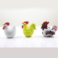 Figurine de poulet coq artisanale antique personnalisée à collectionner en verre de Murano YuHang YHGF-52 vente en gros