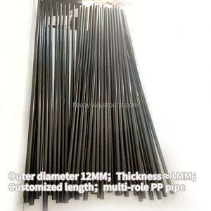 Chine Fabricant pp Accessoires <span class=keywords><strong>Tube</strong></span> en PVC dur en plastique rigide de grande taille noir de couleur personnalisée - Product Image 4