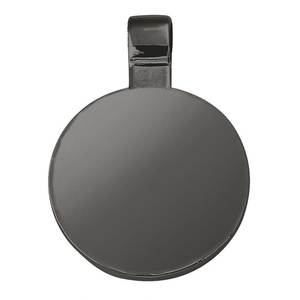 Placa Redonda Negra Euro Tamaño 1, Accesorios y Componentes para Joyería - Product Image 1