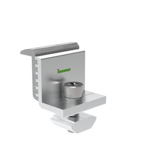 Support de montage solaire iENERGY en aluminium anodisé, pince réglable pour l'installation de panneaux photovoltaïques - Product Image 1
