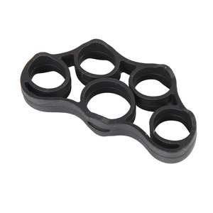 SHENGDE Wrist Stretcher Custom Finger Gripper Strength <b>Trainer</b> Guitar Exercise Silicone Hand Grip Blue/Green/Black 8x4cm - Product Image 1